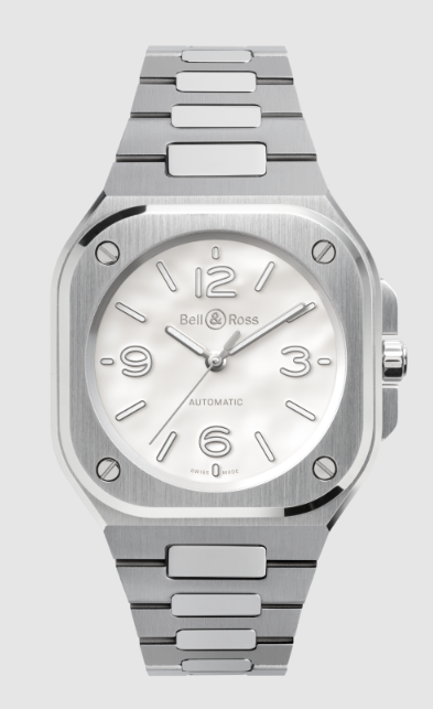 Review Bell and Ross BR 05 Replica Watch BR-05 36 MM MOTHER OF PEARL STEEL BR05A-S-MP-ST/SST